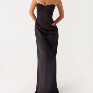 Corset Maxi Dress - Black